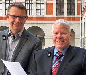 Am Foto sind Franz Karner und Klaus Katzianka zu sehen.