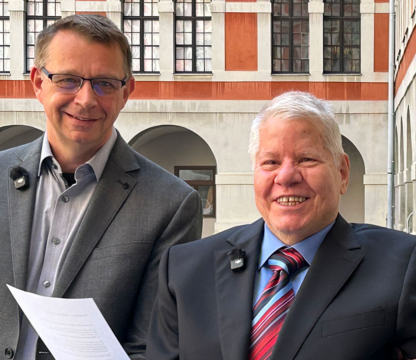 Am Foto sind Franz Karner und Klaus Katzianka zu sehen.
