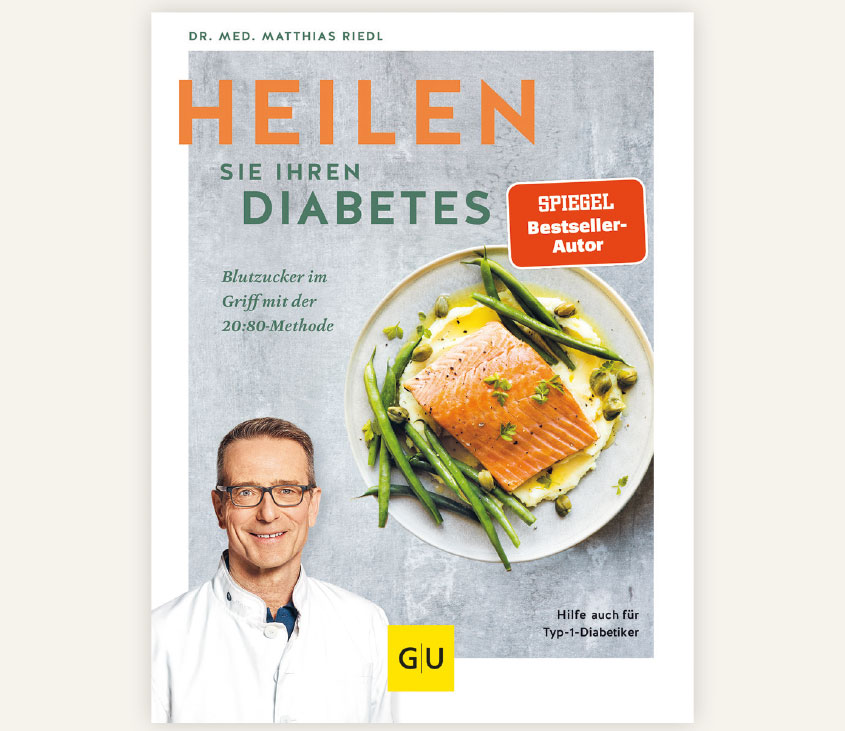 Cover des Buches von Dr. Matthias Riedl, Heilen Sie ihren Diabetes.