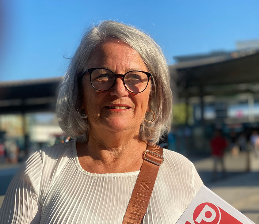 Am Foto ist die Frauenreferentin Frau Elisabeth Well zu sehen.
